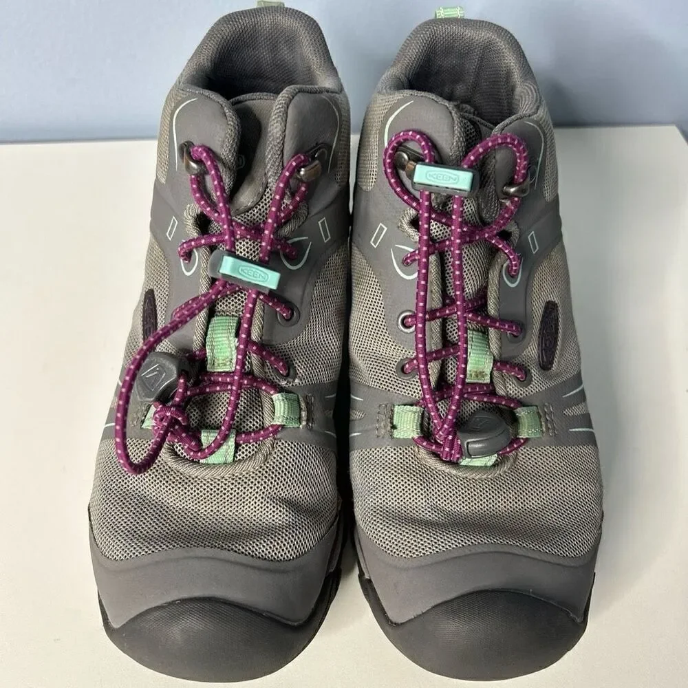 Keen Terradora II Mid Waterproof Hiking Boots US 1 Grey/Purple